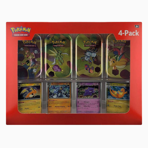 Pokémon Sam's Club 151 (4 Mini Tins + 4 Promo Cards Bundle) - Random Tins