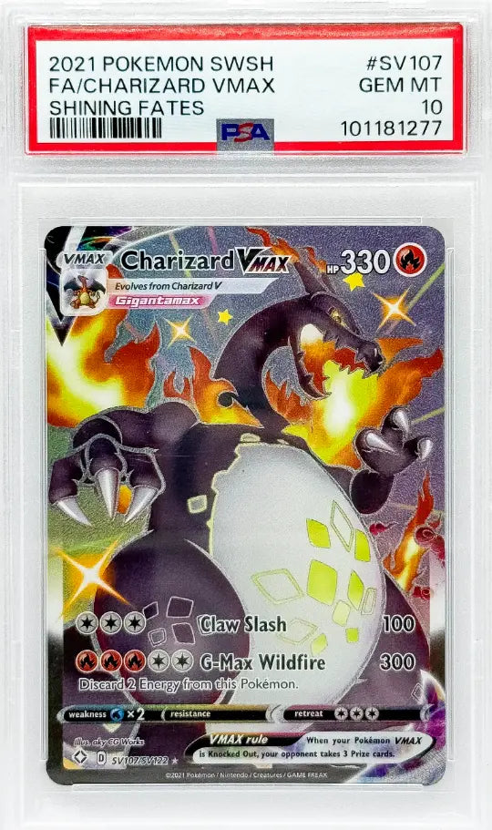 Pokémon Shining Fates Charizard Vmax PSA10