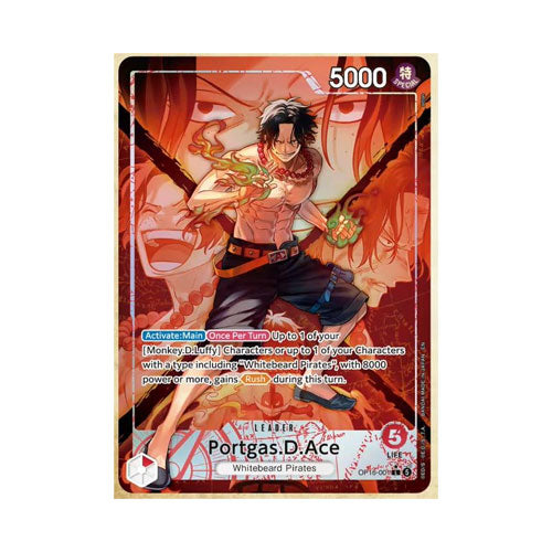 Portgas.D.Ace (001) (Alternate Art) - The Time of Battle (OP16)