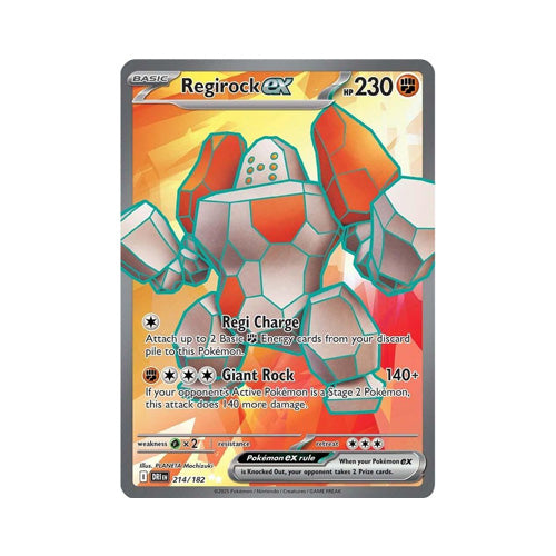 Regirock ex - 214/182