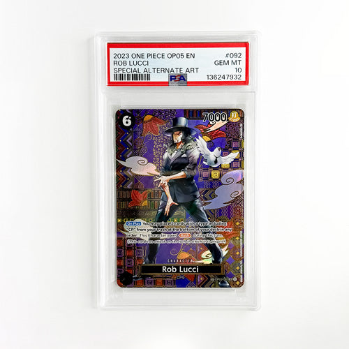 Rob Lucci (092) (SP) - Awakening of the New Era (OP05) PSA10