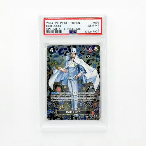 Rob Lucci (SP) - Emperors in the New World (OP09) PSA10