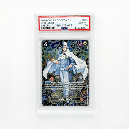 Rob Lucci (SP) - Emperors in the New World (OP09) PSA10