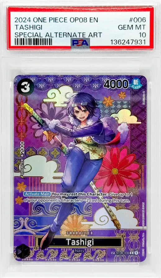 Tashigi (SP) - Two Legends (OP08) PSA10