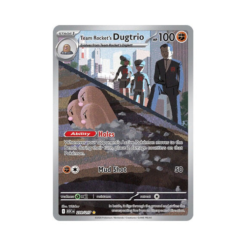 Team Rocket's Dugtrio - 239/217
